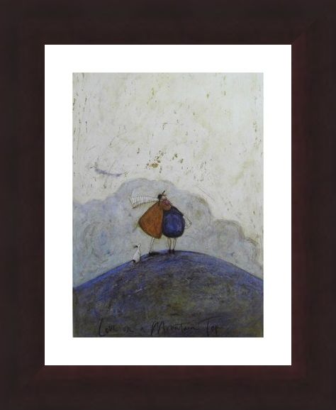 Framed Framed Love on a Mountain Top - Sam Toft