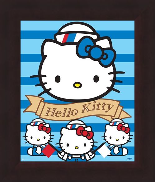 Framed Framed Ahoy There! - Hello Kitty