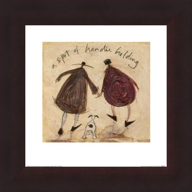 Framed Framed A Spot of Handie Holding - Sam Toft