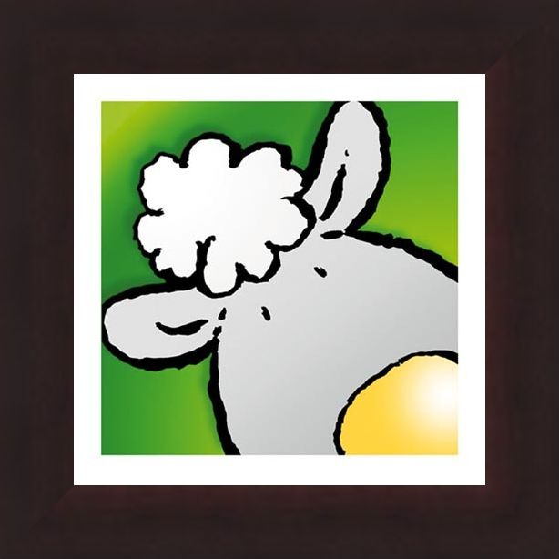 Framed Framed Sheep - Jean Paul