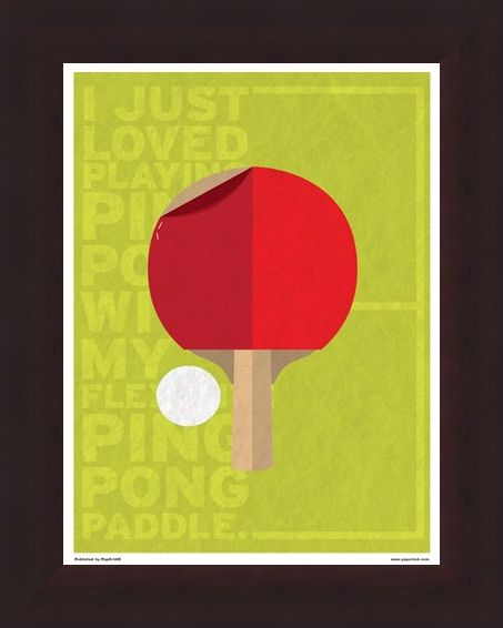 Framed Framed Minimal Movies: Forrest Gump - I Just Loved Playing Ping Pong