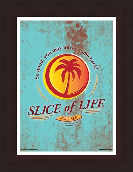 Framed Framed Slice Of Life Cruises Mini Poster - Inspired By Dexter