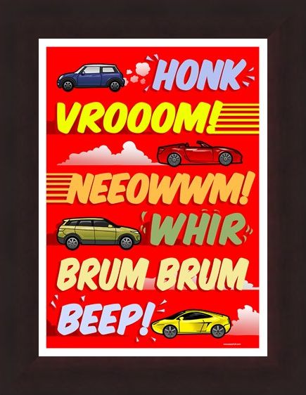 Framed Framed Car Noises - Brum Brum