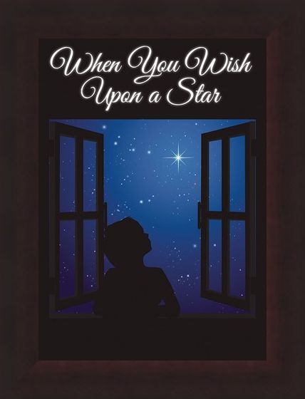 Framed Framed A Child's State Of Dreaming - When You Wish Upon A Star