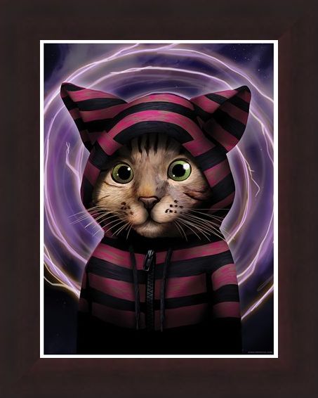 Framed Framed One Sassy Feline - Storm