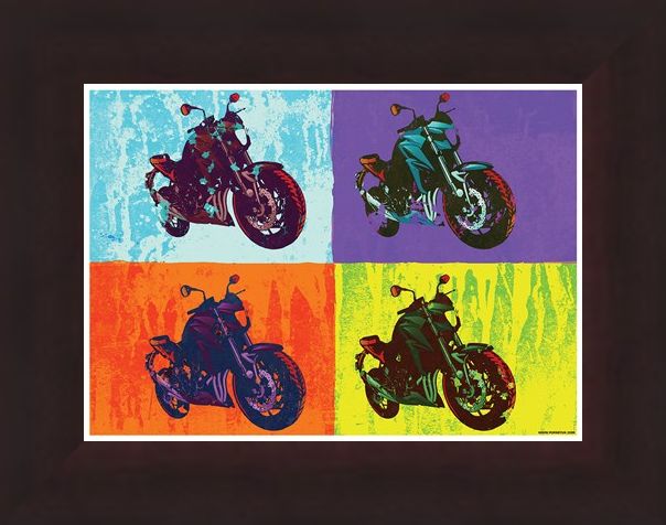 Framed Framed Sixties Chopper - Multicolour Motorcycles