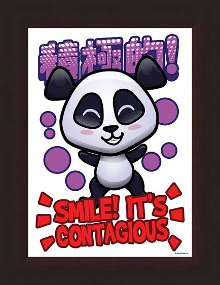 Framed Framed Smile! - Handa Panda