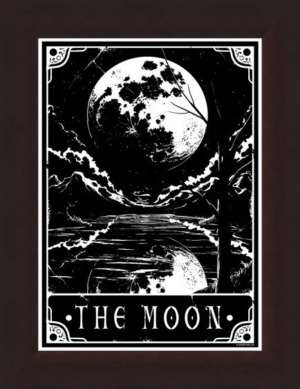Framed Framed The Moon - Deadly Tarot