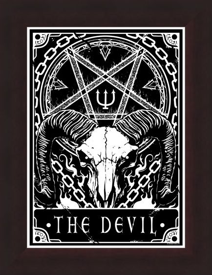 Framed Framed The Devil - Deadly Tarot