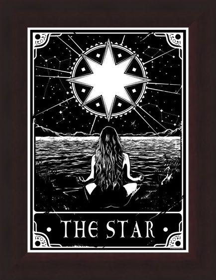 Framed Framed The Star - Deadly Tarot