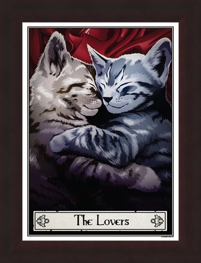 Framed Framed The Lovers - Deadly Tarot Felis
