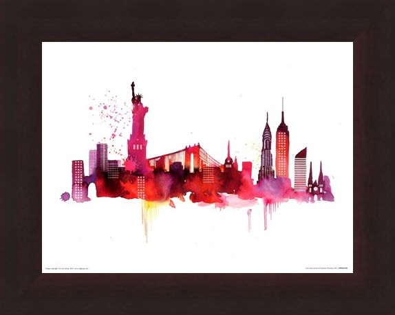 Framed Framed New York Skyline - Summer Thornton