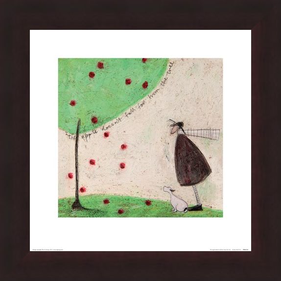 Framed Framed The Apple Doesn't Fall Far From The Tree - Sam Toft