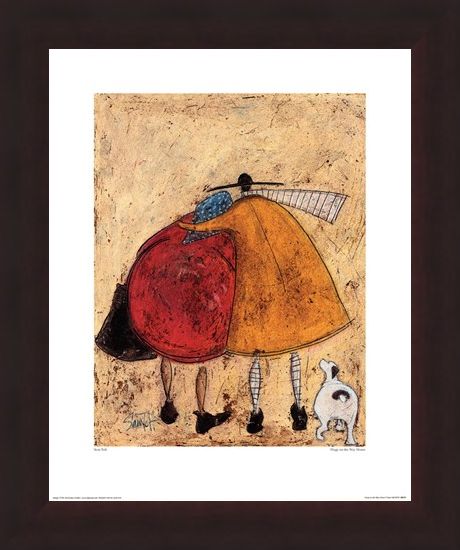 Framed Framed Hugs On The Way Home - Sam Toft
