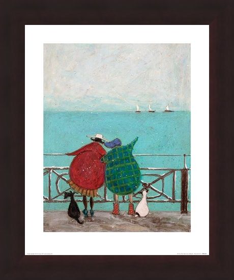 Framed Framed We Saw Three Ships Come Sailing By - Sam Toft