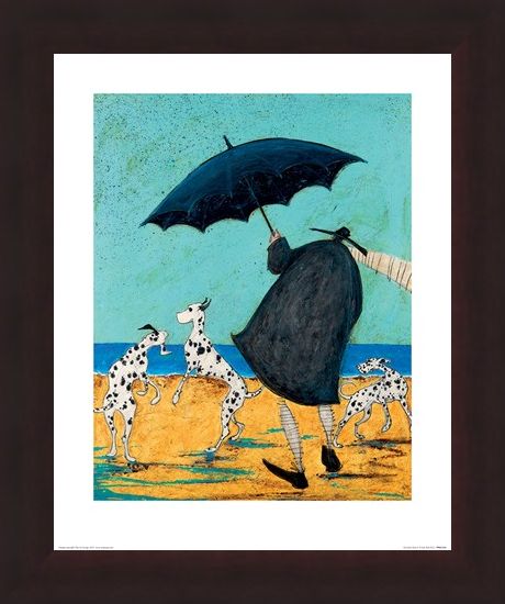 Framed Framed On Jack's Beach - Sam Toft