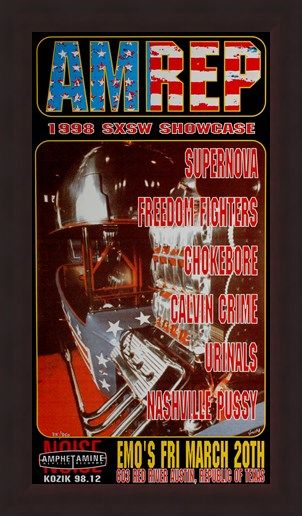 Framed Framed AM REP 1998 SXSW Showcase - Frank Kozik