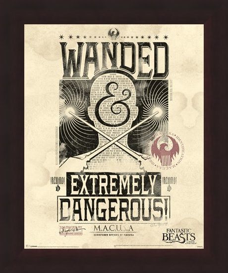 Framed Framed Extremely Dangerous - Fantastic Beasts