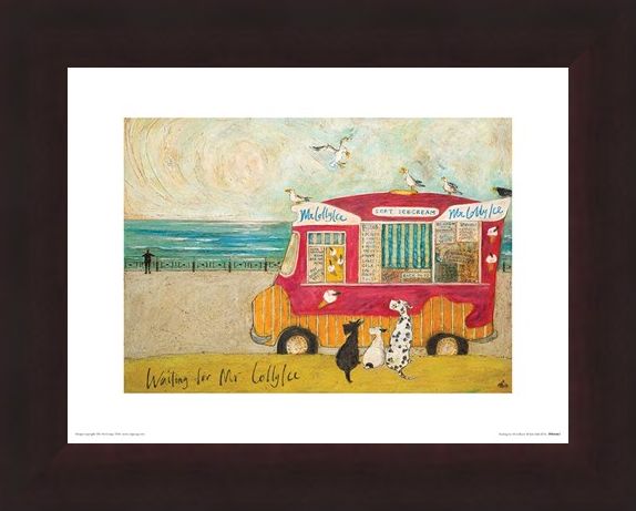 Framed Framed Waiting for Mr Lollyice - Sam Toft