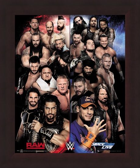 Framed Framed Raw VS Smackdown - WWE