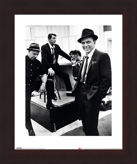 Framed Framed Dean Martin, Sammy Davis Jr. and Frank Sinatra - Time Life