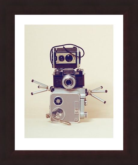 Framed Framed Robot Hands - Ian Winstanley