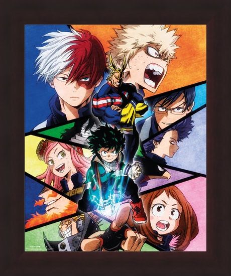 Framed Framed My Hero Academia Group - Quirk
