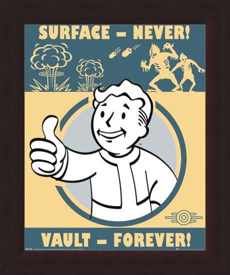 Framed Framed Vault Forever - Fallout