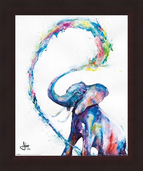 Framed Framed Elephant - Marc Allante