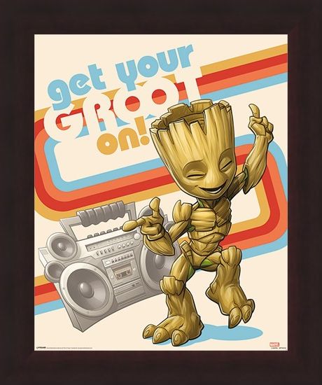 Framed Framed Get Your Groot On - Guardians of the Galaxy Vol. 2