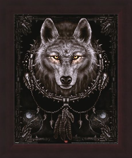 Framed Framed Wolf Dreams - Spiral