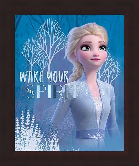 Framed Framed Wake Your Spirit Elsa - Frozen 2