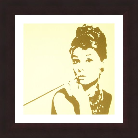Framed Framed Audrey Hepburn - Phil Handsley