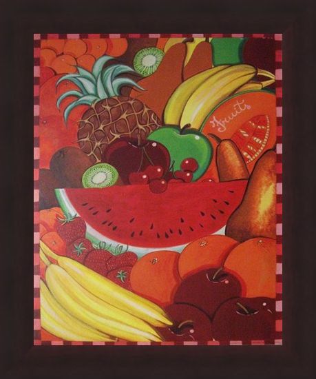Framed Framed Fruit - G Servello