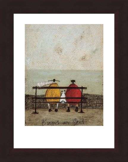 Framed Framed Bums on Seat - Sam Toft