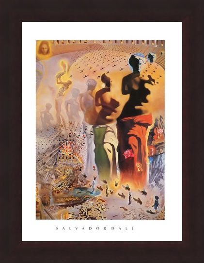 Framed Framed The Hallucinogenic Toreador - Salvador Dali