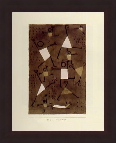 Framed Framed Dancing From Fear - Paul Klee