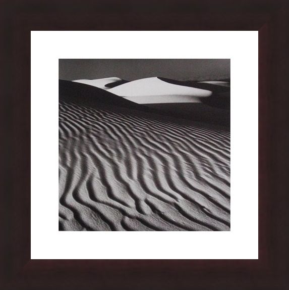 Framed Framed White Dune - Nicholas Pavloff