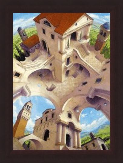 Framed Framed Temple of Possibilities - Impossible