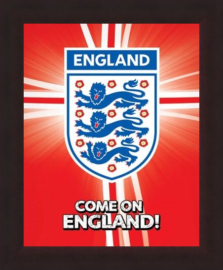 Framed Framed Come on England! - International Football