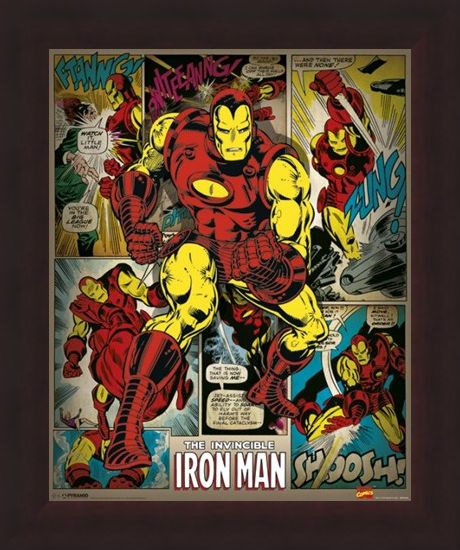 Framed Framed Hero To The Rescue - The Invincible Iron Man