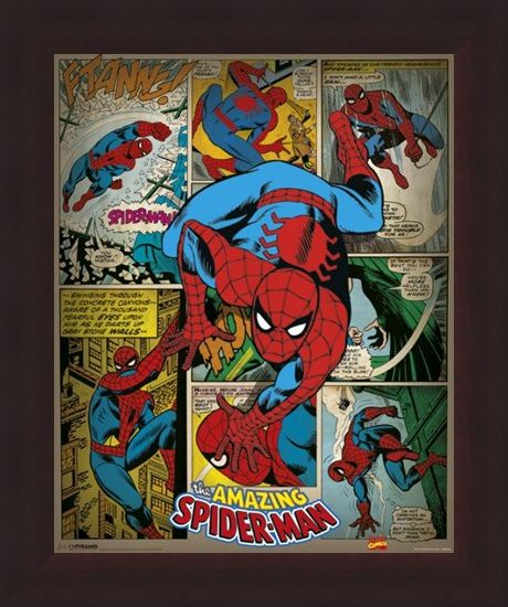 Framed Framed Comic Book Crusader - The Amazing Spider-Man