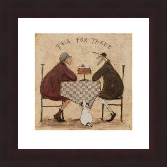 Framed Framed Tea for Three - Sam Toft