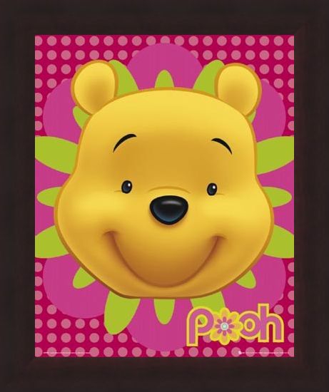 Framed Framed Happy Hunny Bear - Winnie the Pooh