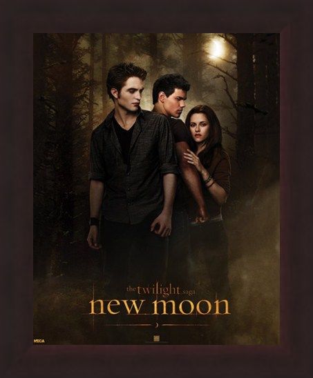 Framed Framed Bella with Edward and Jacob - Who will she choose in the Twilight Saga?