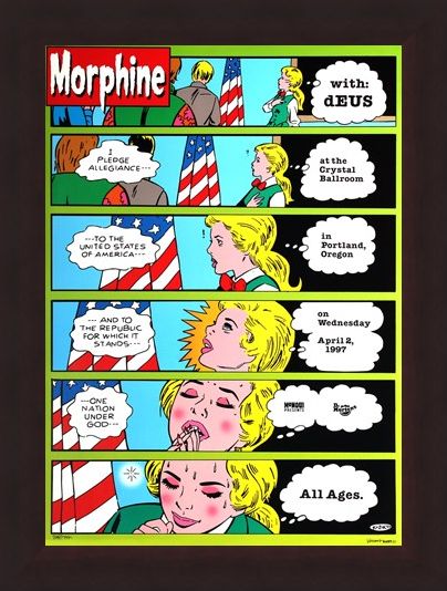 Framed Framed Morphine - Frank Kozik
