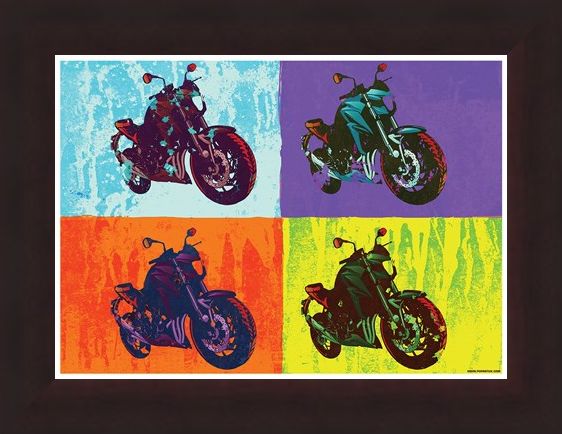 Framed Framed Sixties Chopper - Multicolour Motorcycles