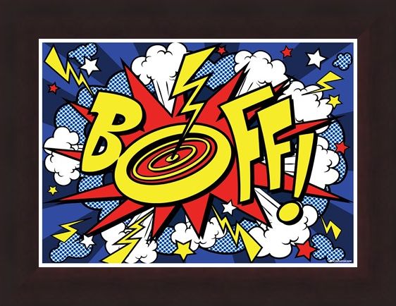 Framed Framed Boff! - A Pop Art Explosion
