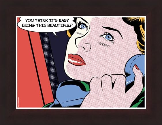 Framed Framed The Eternal Question - Pondering Pop Art