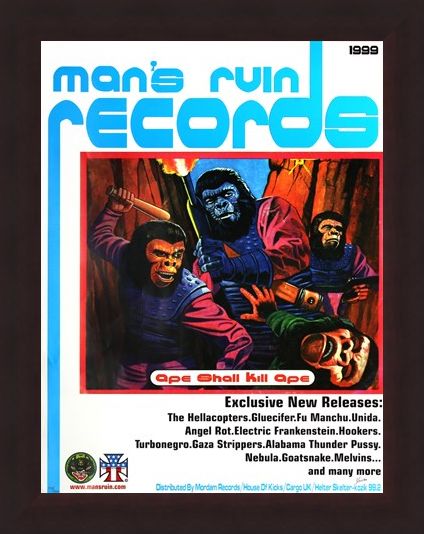 Framed Framed Ape Shall Kill Ape - Frank Kozik